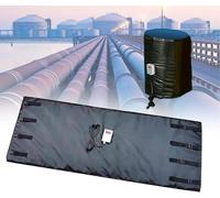 XINRISHENG Black, Metal Barrel Heater, 55 Gallon Barrel Heater, 2000W Insulated Belt Heater, Suitable for 55 Gallon Barrel, 74.17 Inches* 33.8 Inches