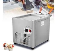 XINRISHENG Commercial Ice Cream Roll Maker, Fried Ice Cream Roll Machine, Rolled Ice Cream Machine, with Compressor And 2 Scrapers