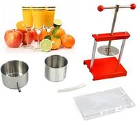 XINRISHENG Household Stainless Steel Press Juicer, 6L Capacity Herb Fruit Wine Press Easy To Press Juice, Easy To Clean Suitable for Making