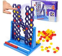 xinrongda 4 Spin Board Game, 2 Player Board Games Features SpinningGrid, Classic Four in a Row Games for Kids Adults, Strategy Board Family Game for 8+ Year Olds Indoor Outdoor