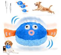 xinrongda Interactive Dog Toys, Active Moving Dog Toy, Talking Moving Jumping Pig Dancing Ball, Talking Shake Bounce Boredom Toys, Washable Cartoon Plush Moving Dogs Balls For Pets Cat