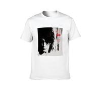 XINRONGYUAN The Waterboys A Pagan Place Casual Round Neck T Shirt White XL