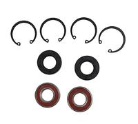 XinrZythrop 2 Sets Rear Axle Shaft Bearing Seal Kit 611931 70181 - G01, Replacement for EZGO Marathon Medalist Club Car, Steel and FKM Material for Electric and Gas 1976 - Up