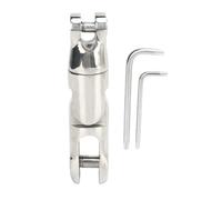 XinrZythrop Marine Stainless Steel Chain Connector, Boat Swivel Connector, Double Swivel 3200 Lbs for 6-8mm Chain with Bright Finish, Compatible with Yachts and Ships
