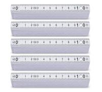 Xinsenke Folding Rule Plastic 1 m Shatterproof Folding Ruler Pack of 5