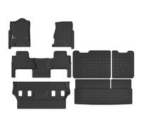 XINSHANGXIU Floor Mats & Cargo Liner for 2015 2016 2017 2018 2019 2020 Chevrolet Tahoe/GMC Yukon(Only fit 7seats) with 2nd Row Bucket Seats,TPE All Weather Trunk mat Accessories