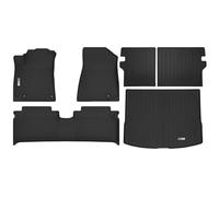 XINSHANGXIU Floor Mats & Cargo Liner for 2023 2024 2025 Kia NIRO EV,1st 2nd Row with Trunk Mat,TPE All Weather Protection Slush Floor Liner(Trunk Mat+Backrest Mat+Floor Mat)