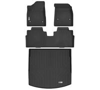 XINSHANGXIU Floor Mats & Cargo Liner for 2025 2026 Cadillac Optiq,1st 2nd Row with Trunk Mat,TPE All Weather Protection Slush Floor Liner Black