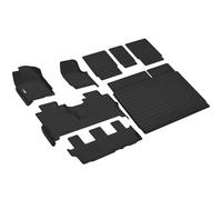 XINSHANGXIU Floor Mats for All-New 2025 Ford Expedition MAX(Only Fit Max 8 Seats / 2nd Row Bench Seat),TPE All Weather Protection Slush Floor Liner(Trunk Mat+Backrest Mat+Floor Mat)