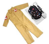 Xinsheinelry 1Set Ghostly Movie Busters Costume Accessories for Kids Child Halloween Cosplay Costume Ghostbuster Jumpsuit Protons Pack Ghostbuster Jumpsuit