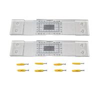 Xinsheinelry 2/4Pcs Cracks Record Standard Tell-Tale Cracks Monitor for the Standard and Corner Tell-Tale