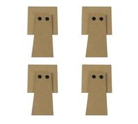 Xinsheinelry 4pcs Wooden Frame Easel Backs Photo Stand for Simple Setups and Elegant Presentation in Various Setting Backing Stand