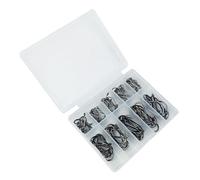Xinsheinelry 500Pcs Carbon Steel Eyed Fish Hook with Compartment Box Carp Circles Hook Carp Fishings Fishing Accessories Fishings