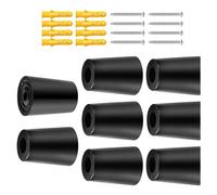 Xinsheinelry 8pcs Vertical Ski Clothes Wall Space Saving Ski Equipment Rack Snowboard Holder for Home and Retail Use Wall Mount Hanger