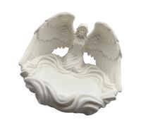 Xinsheinelry Angel Wing Shape Storage Tray Texture for Holding Rings Bracelets Small Bottles Desktop Decoration Jewelry Display Tray