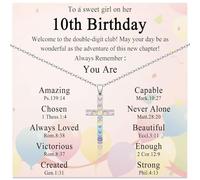 Xinsheinelry Bright Crucifix Necklace Featuring Stainless Steel Construction Lightweight Comfort Wear for Various Event Crucifix Necklace for Religious Jewelry