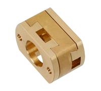 Xinsheinelry Bronze T8 Leads Screw and Coupling Coupler for Smooth 3D Printing Reduced Vibrating Simple Printer Coupler