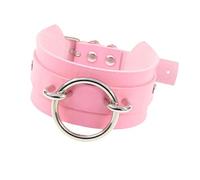 Xinsheinelry Choker Necklace PU Leather Gothicism Cosplay Accessory for Confident Stage Presences and Styles Street Dance Accessory