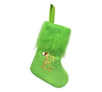 Xinsheinelry Christmas Stocking Gift Bag Spacious Interior Easy Hanging Perfect for Kids Surprise Family Tradition Holiday Sock Bag