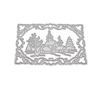 Xinsheinelry Christmas Winter Metal Cutting Dies Stencil Scrapbooking Album Stamp Paper C Cutting Dies For Card Making Nested Branches