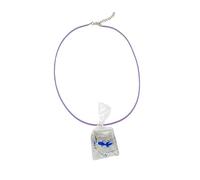 Xinsheinelry Creative Carp Fish Necklace Transparent Water Bag Fish Pendant Necklaces Japanese Lucky Clavicle Chain Collar Water Bag Necklace
