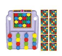 Xinsheinelry Creative Logical Development Toy for Children Portable Color Matching Board Game with Chess Design Chess Themed Four Color Strategy Training Educational Toy