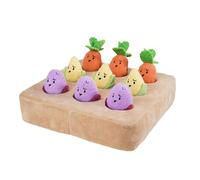 Xinsheinelry Dog Noseworks Game Dog Toy Vegetable Field Pull Plush Toy for Mental Stimulation Mental Stimulation for