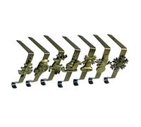Xinsheinelry Easy Installation Holiday Decorative Hook with 7 Unique Pattern Ideal for Place Place Shelf Stocking Hangers Christmas Stocking Hook Metal