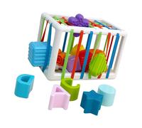 Xinsheinelry Educational Shape Color Sorting Toy with Rainbow Color Sensory Exploration and Logical Thinking Activity Toy for Toddler Educational
