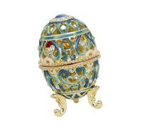 Xinsheinelry Exquisite Engraved Keepsakes Container with Vibrant Enameled Colors and Shadows Projection Capability Carving Box High Temperature Enameled Craft