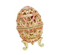 Xinsheinelry Exquisite Engraved Keepsakes Container with Vibrant Enameled Colors and Shadows Projection Capability Carving Box High Temperature Enameled Craft