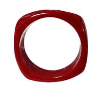 Xinsheinelry Eye Catching Thick Resin Colorful Geometric Square Wristband Modern Bangle Elegant Jewelry Her Colorful Wristband