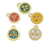 Xinsheinelry Five Way God of Wealth Pendant for Jewelry Projects Craft From Sturdy Alloy Suitable for Any Occasions Daily Use Handcraft Jewelry Making