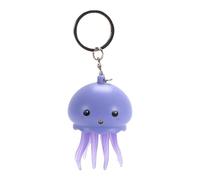 Xinsheinelry Glow Jellyfish Keychain Unique Anime Figurine Pendant Keyring Car Keys Bag Toy Keychain Keyholder