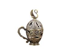 Xinsheinelry Handcrafted Metal Incenses Diffusers Burners Scented Holder Perfectly Vintaged Table Display Ornament 1PC Tea Room Scent Stove