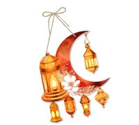 Xinsheinelry Hanging Decorations Elegant Ramadans Paper Door Sign Display Accessory for Holiday Atmospheres Party Sigbn