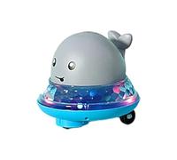 Xinsheinelry Intelligent Splash Activated Whale Bathtub Toy for Infant Development ABS Baby Shower Companion Random Color Selection Baby Bath Automatic Whale