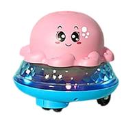 Xinsheinelry Intelligent Splash Activated Whale Bathtub Toy for Infant Development ABS Baby Shower Companion Random Color Selection Baby Bath Automatic Whale