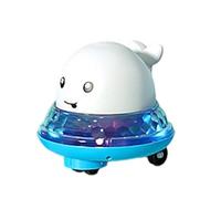 Xinsheinelry Intelligent Splash Activated Whale Bathtub Toy for Infant Development ABS Baby Shower Companion Random Color Selection Baby Bath Automatic Whale