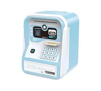 Xinsheinelry Interactive Money Storage Toy for Kids with Two Phase Verification Voice Guide Automatic Bill Feeder Coin Holder Educational Gift Children ' s Safe Box