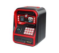 Xinsheinelry Interactive Money Storage Toy for Kids with Two Phase Verification Voice Guide Automatic Bill Feeder Coin Holder Educational Gift Children ' s Safe Box