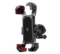 Xinsheinelry Motorbike Phone Clamp 360 Degree Rotatable Auto Locking Designs For 4.7-7Inch Smartphone Easy Access Charging Port