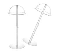 Xinsheinelry Multifunctional Acrylic Caps Holder Fashion Hat Display Rack Acrylic Texture Perfect for Collection and Exhibits Need Height Adjustable Stand