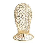 Xinsheinelry Multifuntional Metal Wigs Stand Hat Display Holder Display Model Iron Texture Suitable for Organizing Hats Mannequin Head