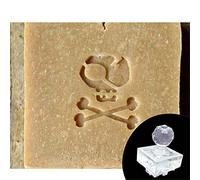 Xinsheinelry Natural Soap Making Stamp Resin Acrylic Chapter Halloween Theme Transparent Soap Seal Embossing Stamp Block Personalized Making Acrylic Embossing Stamps