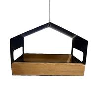 Xinsheinelry Ornamental Garden Bird Feeder House Produced From Strong Iron for Prolonged Usage Balcony Bird Feeding Station