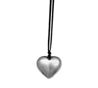 Xinsheinelry Pendant Necklace Adjustable Knotted Lace Choker Neck Tie Chain Jewelry Elegant Clavicle Chain Heart Pendant for Women Girls