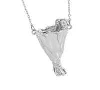 Xinsheinelry Personalize Flower Insert Pendant Necklace Great for Gifting and Adornment Flower Necklace