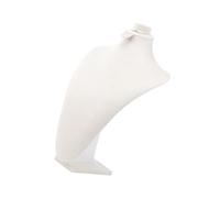 Xinsheinelry Practical Sturdy Lint Jewelry Bust Stand Small Necklace Display Holder Accessory for Trade Show Exhibits Neck Bust