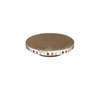 Xinsheinelry Round Scratch Board Corrugated Paper Nail Scraper Pad Kitten Grinding Toy Interactive Toy Pet Supplies Scratcher Cardboard House Large Scratcher Cardboard Refill Round Large Wide